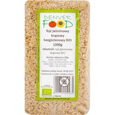 Glutenvrije bruine jasmijnrijst BIO 1000g DENVER FOOD
